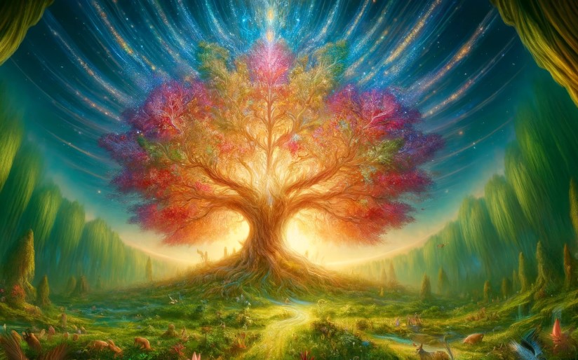 colorful image of the tree of life