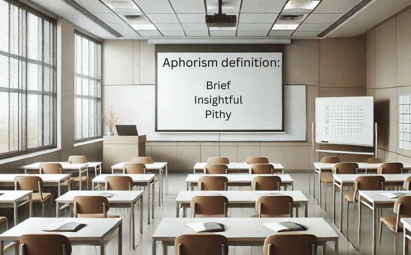 aphorism definition and examples