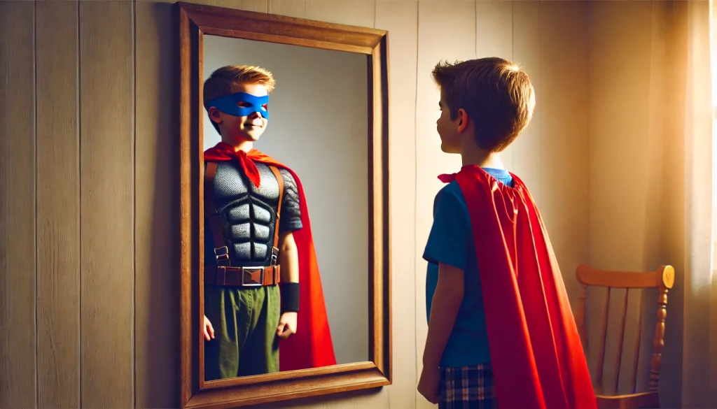 An appositive phrase can help explain the alter ego of a superhero.