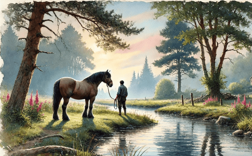 A man and his horse could be used as part of an aphorism.