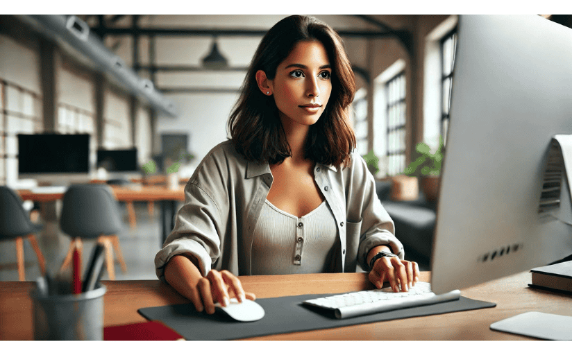 A female student adds Grammarly to her Chrome browser