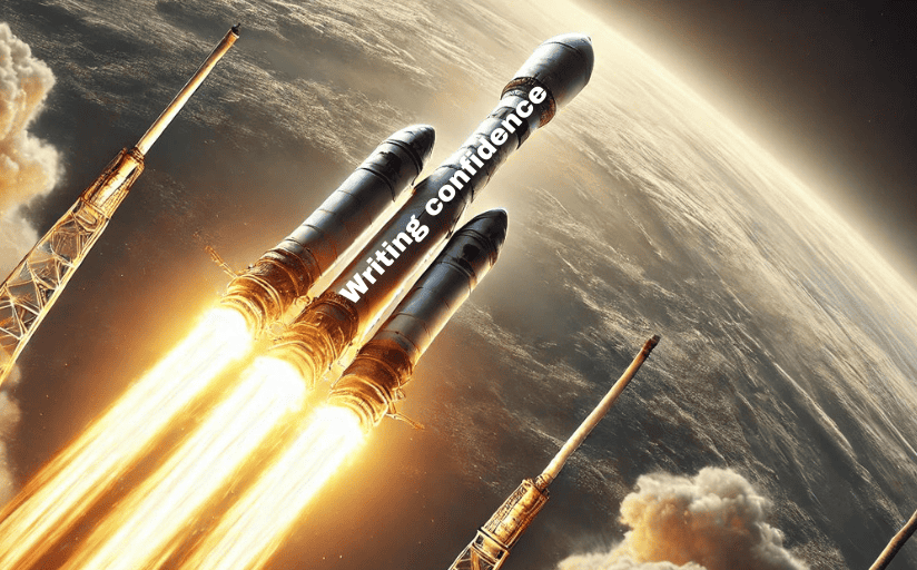 blast off with writing confidence