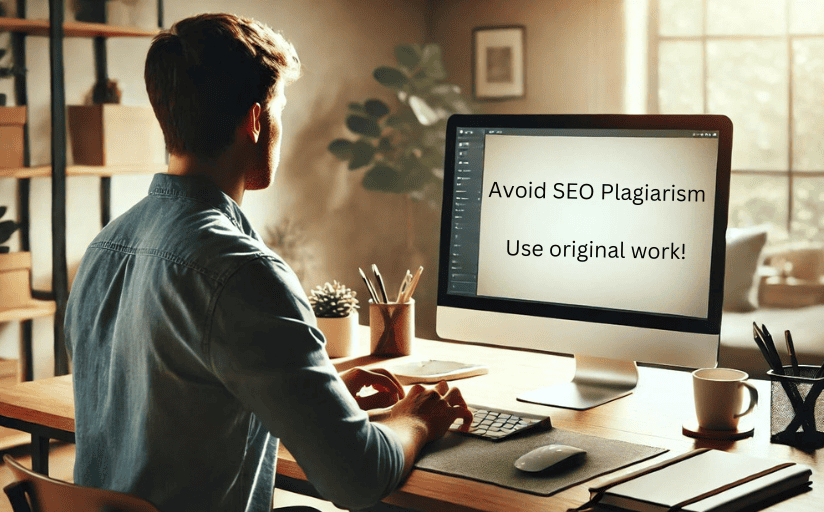 a man words to avoid seo plagiarism