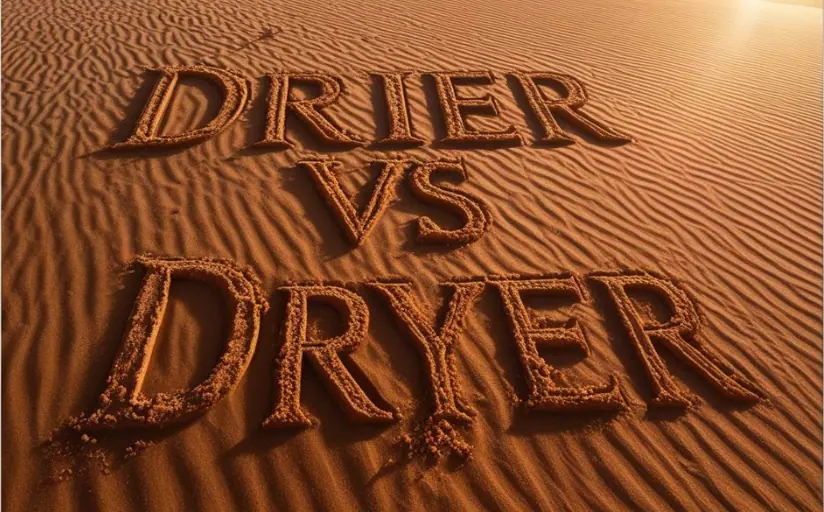 Commonly Confused Words: Drier or Dryer